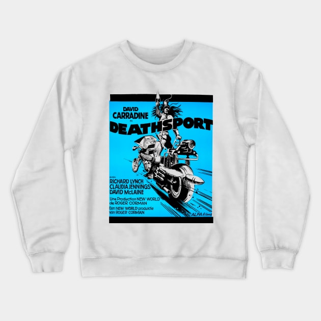 Deathsport (Alfa Filmes, 1978) Crewneck Sweatshirt by Scum & Villainy